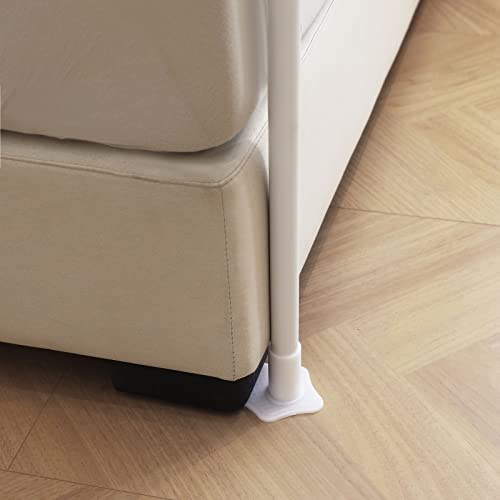 AIKASY Metal Canopy Bed Frame Kit 4 Post Curtain Holder, view 8