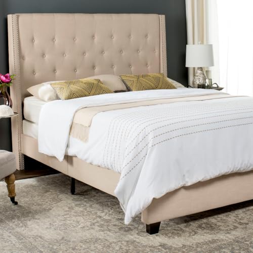 Home Collection Winslet Light Beige & Espresso Bed, Twin, view 2