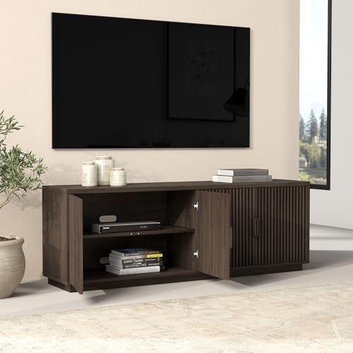 Henn&Hart 68" TV Stand for TVs up to 75", Rich Brown, view 5