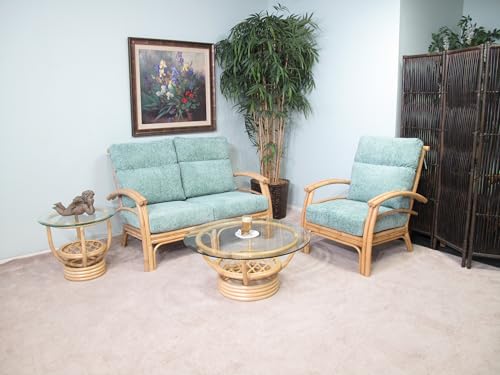 Hana Rattan Big Pole Living Room Furniture 4 Piece Set, view 2