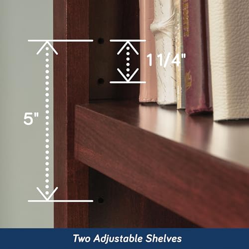 Miscellaneous Storage 3-Shelf Bookcase/ Book shelf, Select Cherry finish