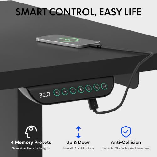 FLEXISPOT Corner Triple Motor L Shaped Computer Electric Standing Desk Sit, view 7