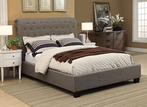 Tufted 2-Drawer Footboard Storage Bed, Queen, Royal - Dolphin Linen, view 2