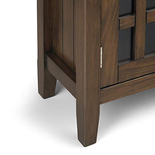 Bedford 39" Wide Solid Wood Cabinet in Brunette Brown, view 8