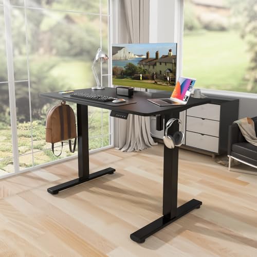 Small electric height adjustable standing desk, view 7