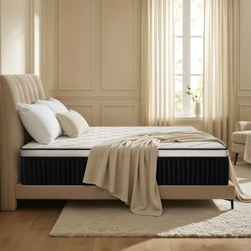 Queen Mattress, 14 Inch Ultra Comfort Hybrid Mattresses Queen Size, view 5