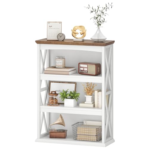 4-Tier Bookshelf, 42.9" Small Bookcase, Floor Standing Organizer Shelf, view 2