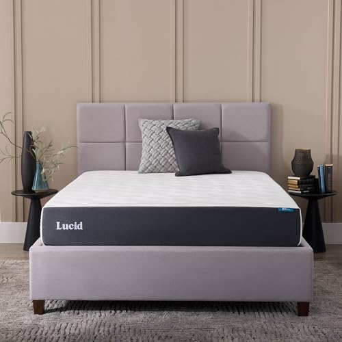 ® 10" Medium Gel Memory Foam Mattress – Bamboo Charcoal & Cooling Gel – Fiberglass Free – Bed in a Box – CertiPUR-US® Certified – Queen Size