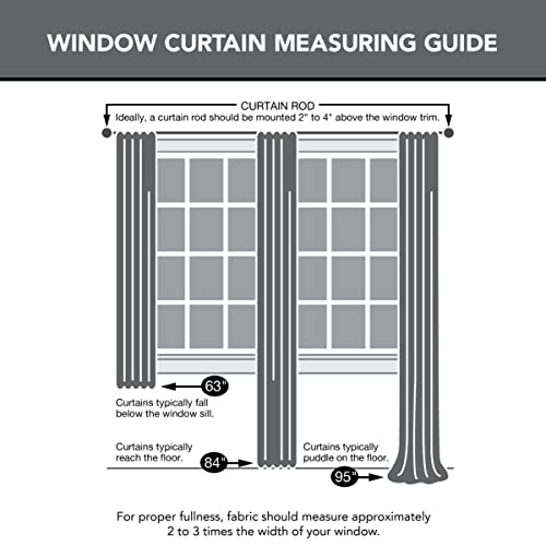Intersect 2-Pack Ogee Print Semi-Sheer Grommet Curtain Panel Pair