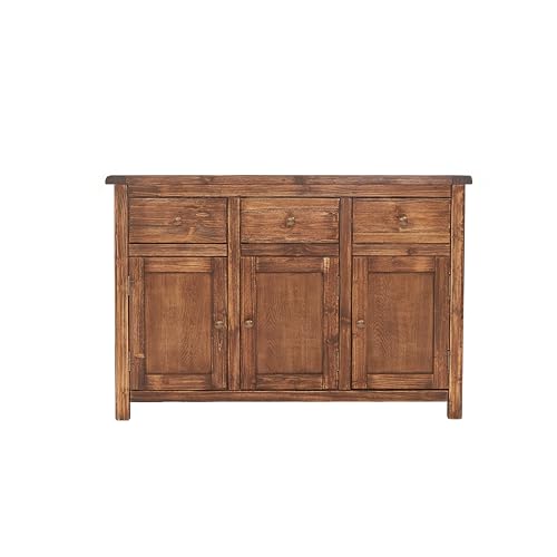 Solid Wood Long Sideboard Measuring 47" x 16" x 32" - MS405 (Light Coffee), view 7