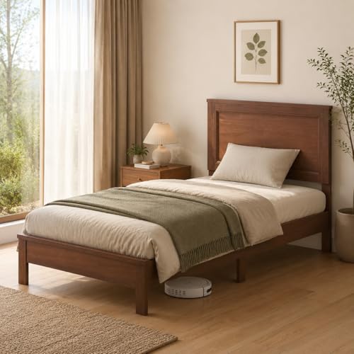 Wood Bed Frames with Headboard, view 8