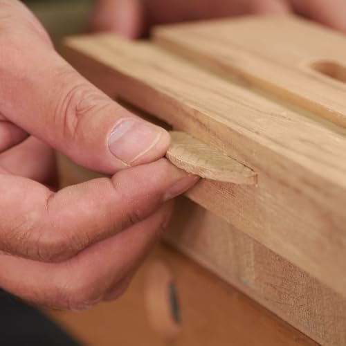 100pcs Beechwood Joining Biscuits Variety Pack (No. 0, 10, 20) for Woodworking, Joinery, and Furniture Framing, BSC/MIX/100