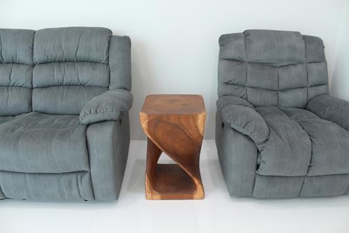 Original Twist Side Table, Cherry, 15x15x23 in