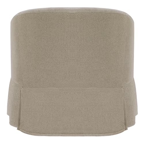 Swivel Accent Chair Modern Barrel Armchair for Bedroom Nursery Reading Waiting Living Room,Set of 1,Sand