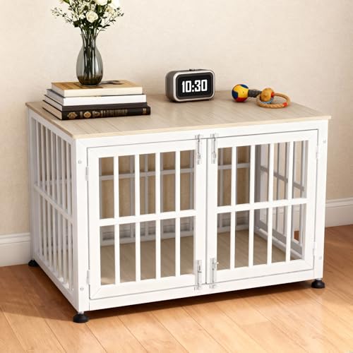 42 Inch Heavy Duty Dog Crate Furniture for Large and Medium Dogs, view 8