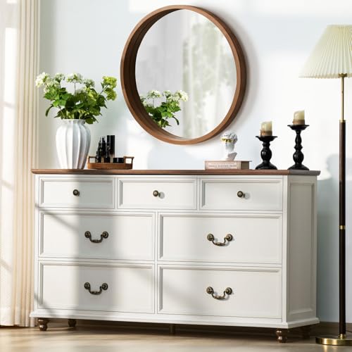 Farmhouse 54" 7 Drawers Dresser for Bedroom, view 2