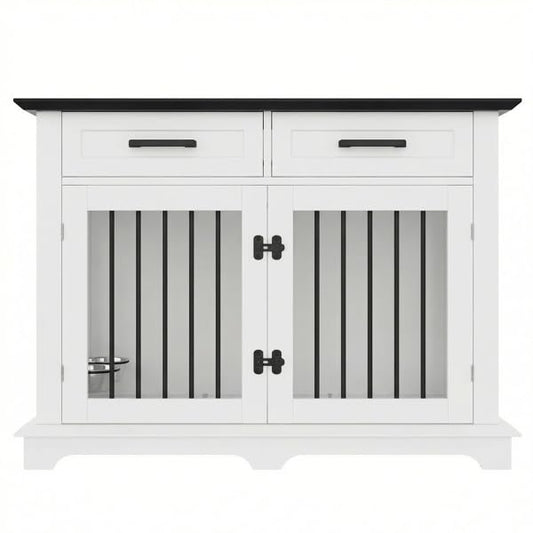 Large Dog Crate Furniture Storage Drawers, view 2