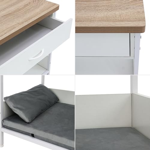Multi-Functional Dog Bed End Table with Storage Drawer, view 8