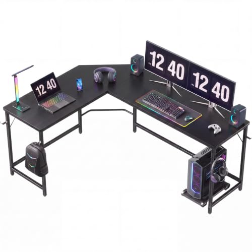 66" L Shaped Computer Desk Reversible Corner Desk for Home Office, view 2