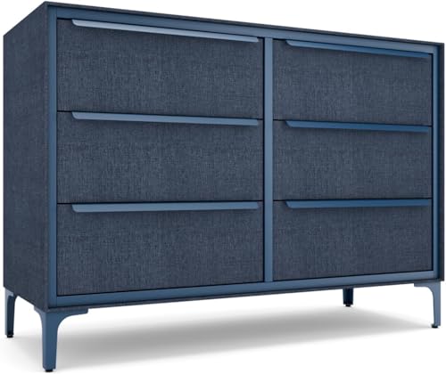 Naima Premium Fabric Dresser, Strong Metal Frame, view 2