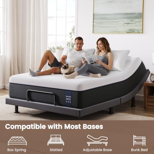 Firm King Mattress, 14 Inch Memory Foam Mattress King with Orthopedic Support, view 7