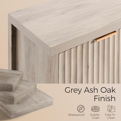 Buffet Cabinet 56" Grey Ash Oak, view 8