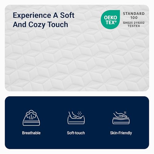 King Mattress 12 Inch, Medium Firm Memory Foam Mattress in a Box, view 7
