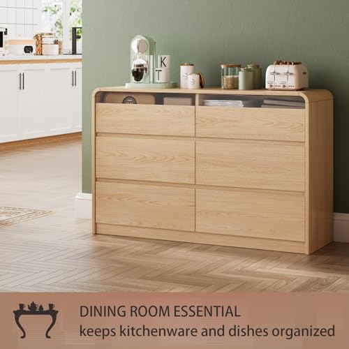47.2" Dresser with 6 Drawer, view 8