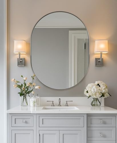 24x32’’ Oval Bathroom Mirror, view 2