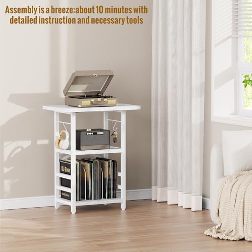 Record Player Stand with Extended Desktop, view 7