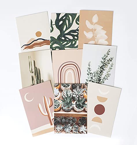 Boho Wall Collage Kit for Teen Girls, Cute Room Decor, Aesthetic Wall Decor Pictures, Boho Wall Art Prints Bedroom Decor, Posters for Room Aesthetic, Dorm Collage Photos 50 Set 4x6 inch