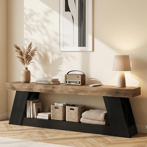 TV Stand for TVs up to 80 Inches, Entertainment Center with Open Storage, view 7