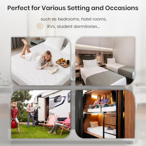 King Size Memory Foam Mattress, Gel Cooling 12 Inch King Mattresses in a Box, view 6