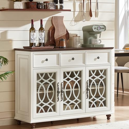 Farmhouse Sideboard Buffet Cabinet with Storage, view 2