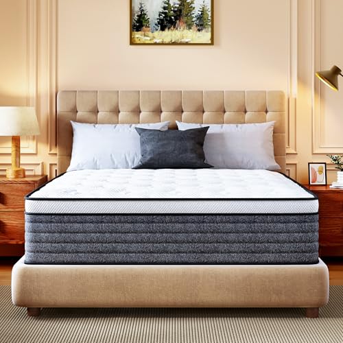 CH CHARME HOUSE King Size Mattress, 12 Inch Hybrid Mattress King Size, view 2