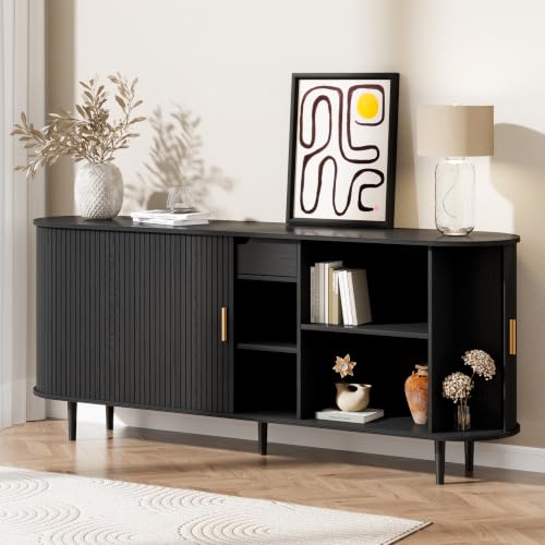 71" Sideboard Buffet Cabinet with Storage, view 2