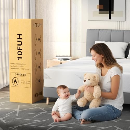 King Mattress, 10 inch King Size Memory Foam Mattress in a Box, view 7