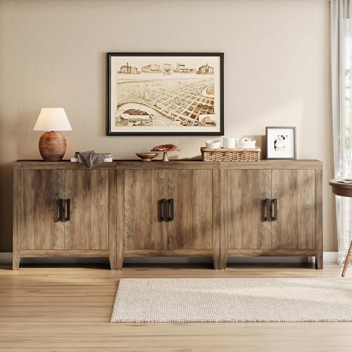 Farmhouse TV Stand for TVs up to 85 Inch, view 7