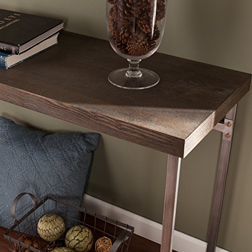 Nolan Console Table in Weathered Burnt Oak