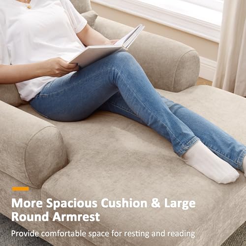 Modern Chaise Lounge Chair with Adjustable Backrest, view 7