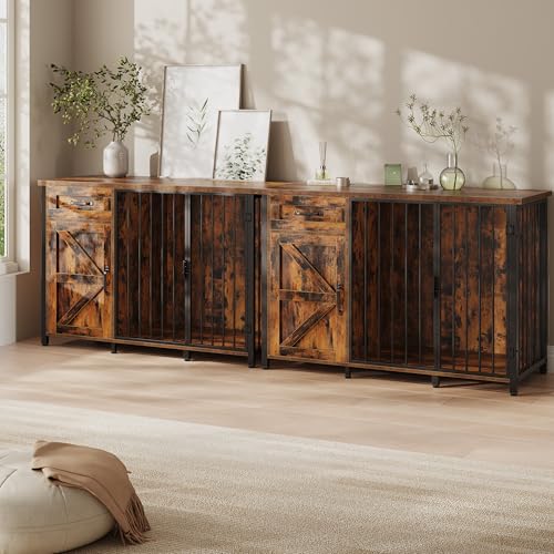 30 Inch Dog Crate Furniture with Cabinet, view 7