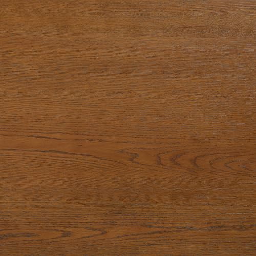 SAFAVIEH Furniture - Sasha Wood Coffee Table - Medium Oak - Wood - Modern Round Design - Ideal for Living Room, Family Room, Lounge, 40"W x 40"D x 17.5"H (SFV2128C)