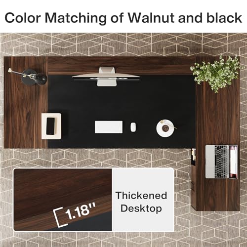 Tribesigns 78" L-Shaped Executive Desk, view 7