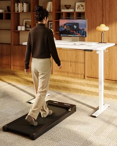 FLEXISPOT EN1 48"x24" One-Piece Standing Desk, White, view 7