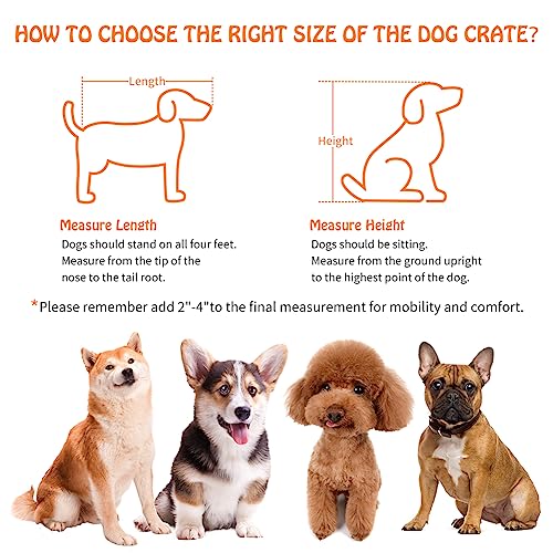 Dog Crate Furniture with Cushion, Wooden Dog Crate Table with 2 Drawers, view 8