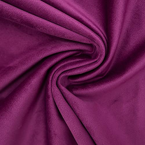 Purple Decorative Lumbar Velvet Throw Pillow Covers 16x24 inch Set of 2 with Zipper Luxury Soft Solid Rectangle Cushion Covers Case for Sofa Couch Bed Living Room