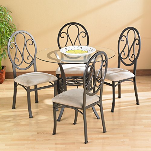 Lucianna Dining Table - Transitional Design, Brown Finish - Ideal for Dining Room, Kitchen (DN1490A)