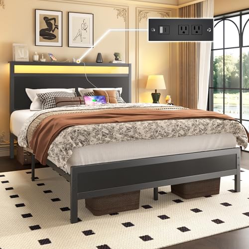 Full Bed Frame with Headboard & Footboard, view 7