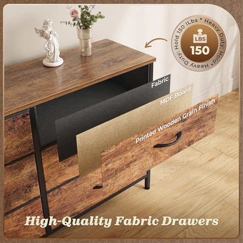 70 Inch Long Dresser for Bedroom, TV Stand for 65, 75, 80 Inch TV, view 7
