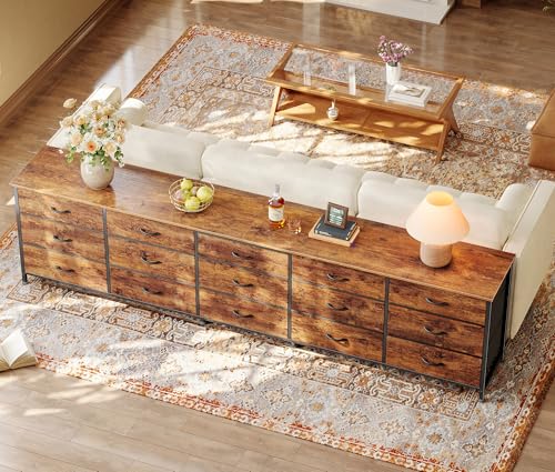 86.6 Inch Long Dresser for Bedroom, TV Stand for 65, 75, 85 Inch TV, view 7